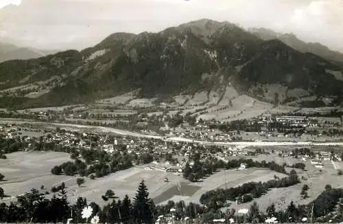 Germany Lenggries im Isarwinkel panoramic view