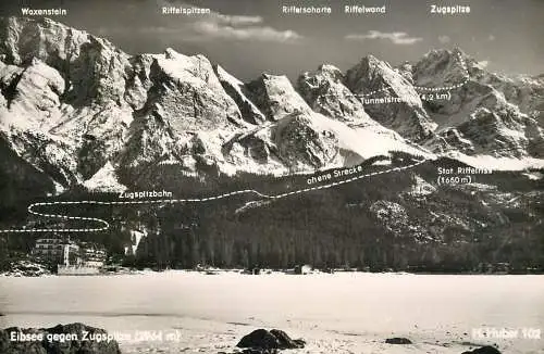 Germany Eibsee gegen Zugspitze