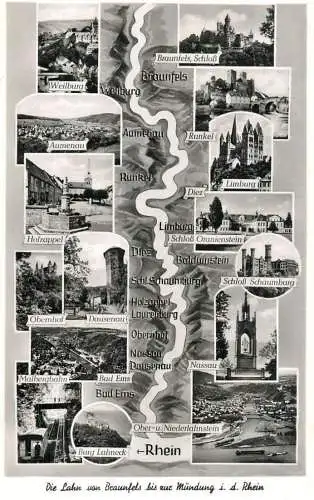 Germany Die Lahn von Braunfels bis zur Mundung in der Rhein multi view