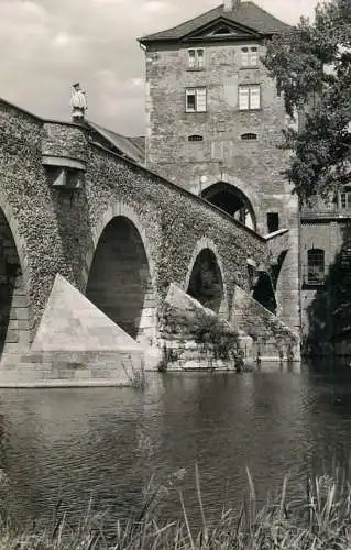 Germany Limburg an der Lahn Lahnbrucke