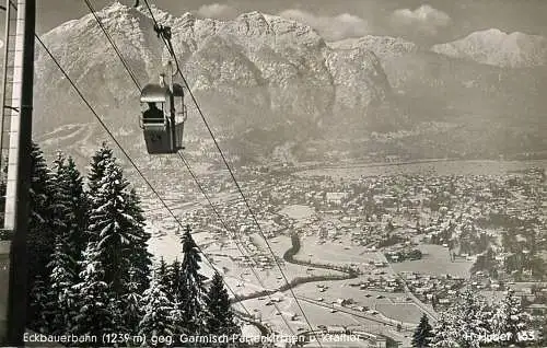 Germany Eckbauerbahn gegen Garmisch-Partenkirchen u. Kramer