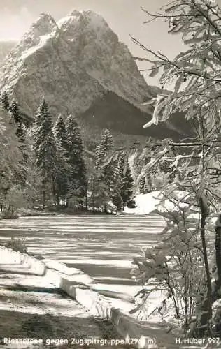 Germany Riessersee gegen Zugspitzgruppe