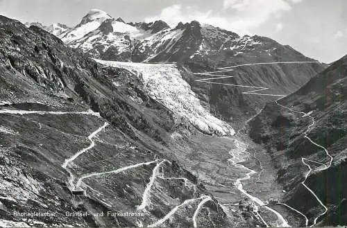 Switzerland Rhonegletscher Grimsel und Furkastrasse