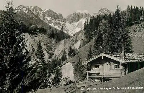 Germany Schinder mit Schlagalm wooden lodge