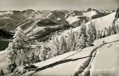 Austria Karwendel mountain winter scenery