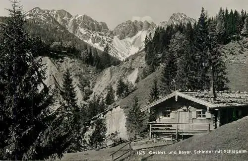 Germany Rottach am Tegernsee Schinder mit Schlagalm