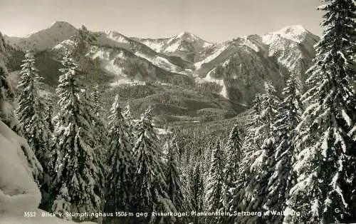 Germany Blick vom Stumpflinghaus gegen Risserkogel