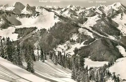 Germany Spitzingsee Rosskopf und Lyra abfahrt