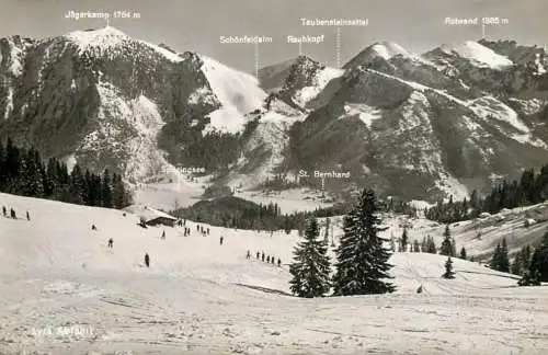 Austria Lyra Abfahrt Spitzingsee winter scenery