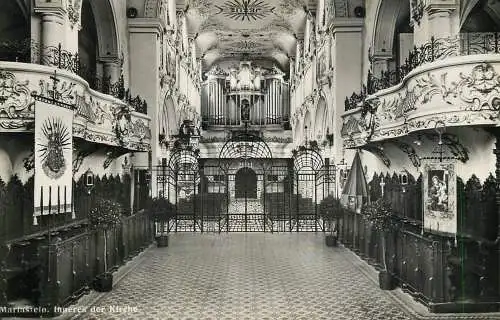 Austria Basilika Mariastein Inneres der Kirche