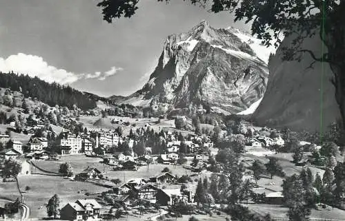 Switzerland Grindelwald Wetterhorn general view