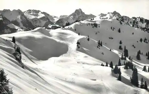 Switzerland Hornberg ob Saanenmoser Gummfluh u. Rublihorn
