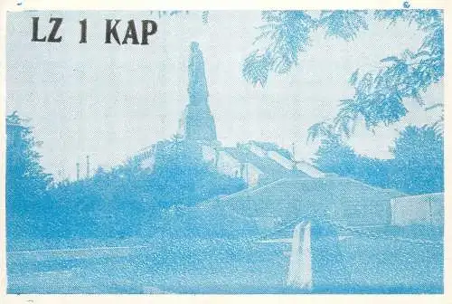 Bulgaria Radio Amateur QSL Post Card Y03CD LZ1KAP 1984