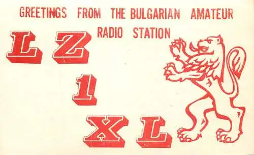 Bulgaria Radio Amateur QSL Post Card Y03CD LZ1XL 1986
