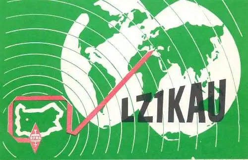 Bulgaria Radio Amateur QSL Post Card Y03CD LZ1KAU 1983