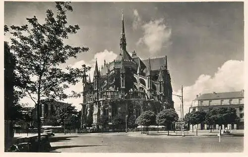 France Reims (Marne) - Abside de la Cathedrale