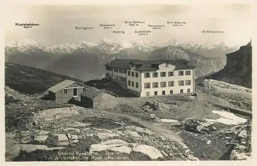 Switzerland Gemmi Passhohe Hotel Wildstrubel