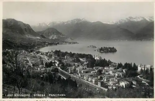 Italy Lago Maggiore Stresa panorama
