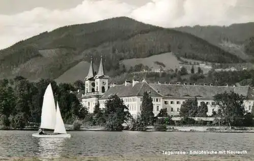 Germany Tegernsee Schlosskirche mit Neureuth