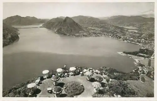 Switzerland Lago di Lugano visto dal Bre-Kulm