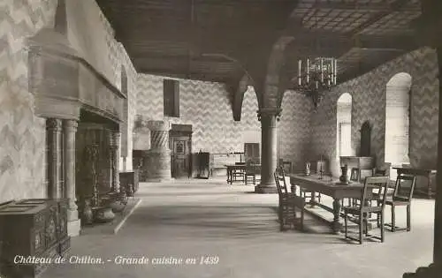 Switzerland Chateau de Chillon Grand Cuisine en 1439