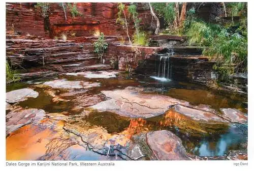 Postcard Australia Western Australia Dales Gorge in Karijini National Park