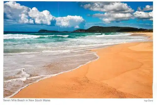 Postcard Australia New South Wales Seven Mile beach