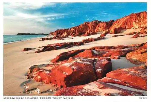 Postcard Australia Cape Leveque auf der Dampier Halbinsel rock formation