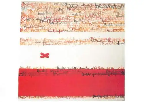 Fine arts postcard painting Dagmar Feldmann Ausschnitt aus Leitmotive