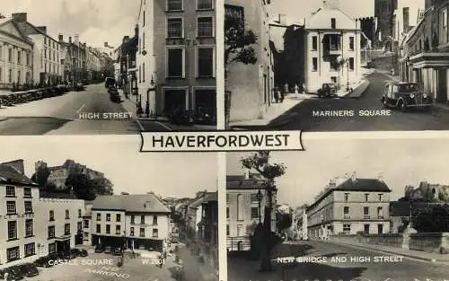 Wales Haverfordwest Pembrokeshire multi view