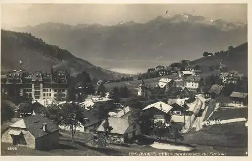 Switzerland Les Avants general view