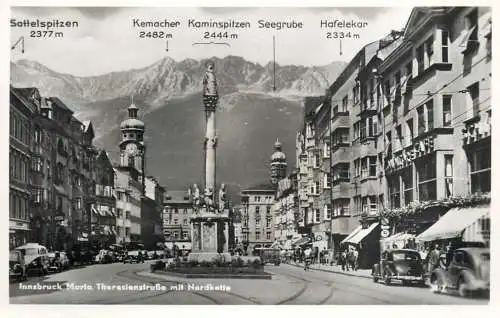 Austria Innsbruck Mariatheresienstrasse mit Nordkette