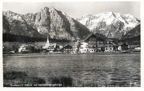 Austria Seefeld mit Wettersteingebirge Tirol
