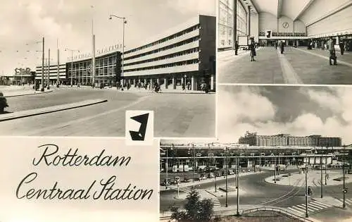 Netherlands Rotterdam Central Station multi view