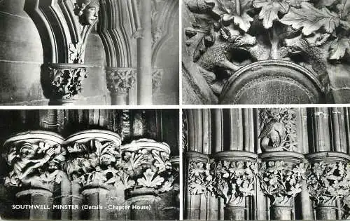 England Southwell Minster Chapter House multi view, details