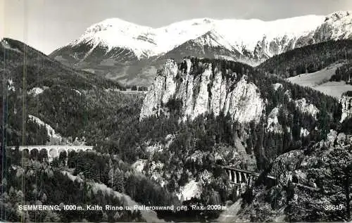 Postcard Switzerland Semmering Kalte Polleroswand