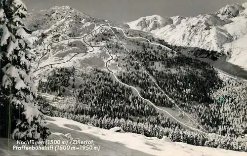 Postcard Switzerland Hochfugen Pfaffenbuhellift