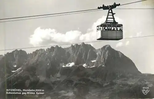 Postcard Switzerland Kitzbuhel Hornbachn telecabine