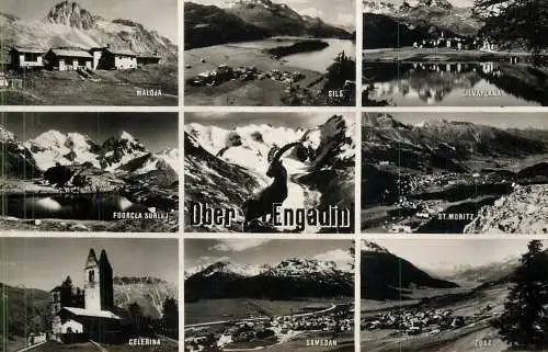Postcard Austria Ober Engadin