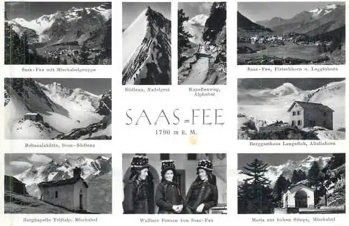 Postcard Switzerland Saas Fee