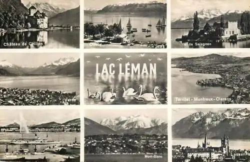 Switzerland Lac Leman multi view