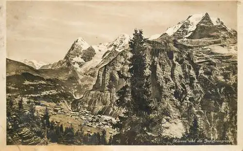 Switzerland Murren und die Jungfraugruppe