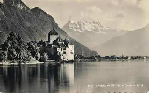 Switzerland Chateau de Chillon & Dents du Midi