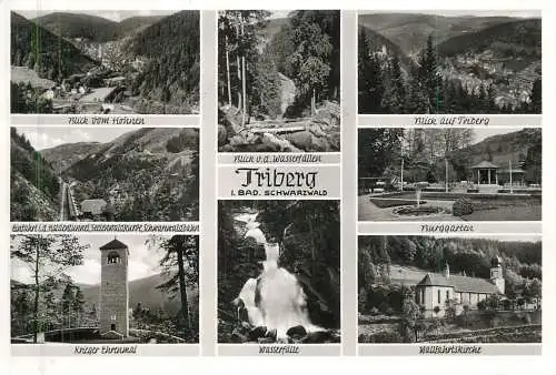 Postcard Germany Triberg