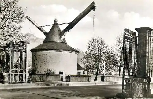 Postcard Germany Trier an der Mosel windmill