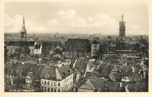 Postcard Germany Blick auf Hannover