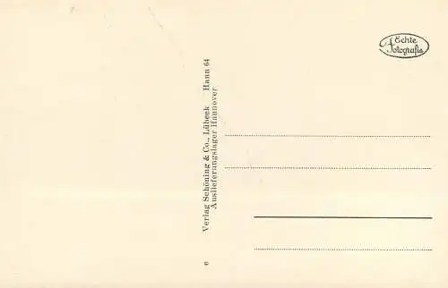 Postcard Germany Blick auf Hannover