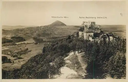 Postcard Germany Ruine Rechberg