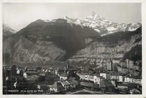 Postcard Switzerland St. Maurice