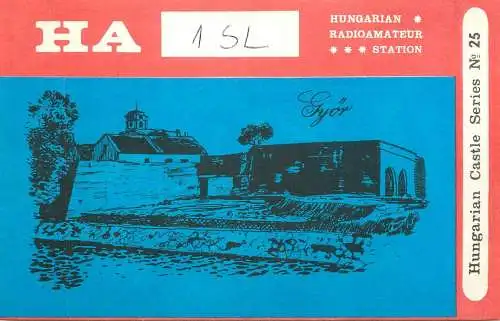 QSL Card HUNGARY Radio Amateur Station HA1SL Y03CD Laci